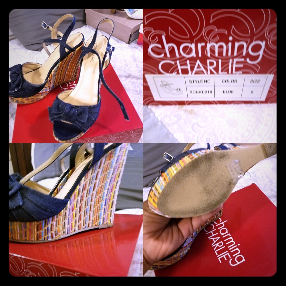 Blue jean wedge